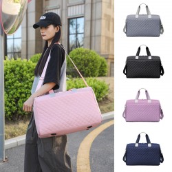 2025 new diamond-embroidered sports bag, large-capacity wet/dry luggage storage bag