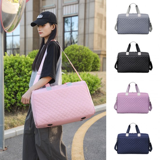 2025 new diamond-embroidered sports bag, large-capacity wet/dry luggage storage bag