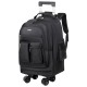 New foreign trade business backpack with multifunctional universal wheels, short-distance business travel luggage, large-capacity college student backpack