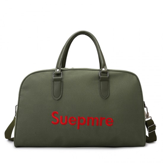 Stylish, minimalist, contrasting color handbag with wet/dry separation, crossbody gym bag