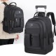 Wholesale new business laptop bags for men and women, logo-printable casual travel bags, middle school student backpacks with trolleys.