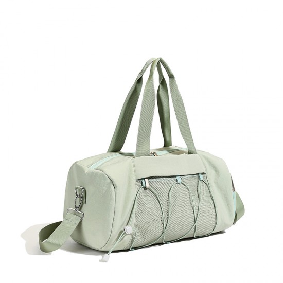 Unisex gym bags, casual, simple cross-cord design, travel bags, fashionable sports training and gym bags.