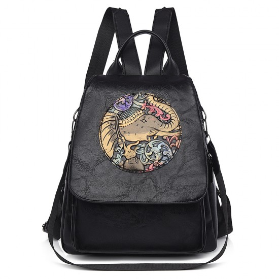 New cross-border soft leather backpacks Women's Korean-style fashionable large-capacity backpack, stylish and casual, versatile and versatile travel bag