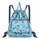 Fashionable sports bag, foldable drawstring handbag, large-capacity, portable, casual, home shopping backpack