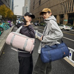 New short-distance travel luggage, large-capacity wet/dry separation, shoe compartment, yoga and fitness bag