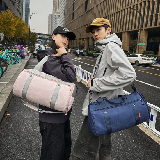 New short-distance travel luggage, large-capacity wet/dry separation, shoe compartment, yoga and fitness bag