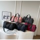 Men's and Women's Travel Bag, Large Capacity with Shoe Compartment, Business Travel Luggage Bag with Trolley
