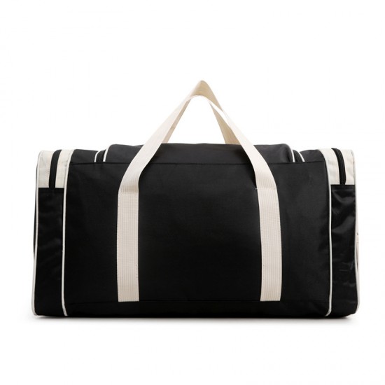 Unisex household clothing storage and moving bag, multi-pocket travel and leisure luggage in contrasting colors