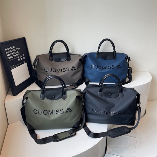 Short-distance business trip travel bag, trendy and stylish wet/dry travel bag, trolley-style portable storage bag