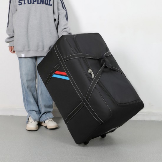 Large Capacity, Portable, Durable Wheeled Moving Luggage Bag, Home Travel, Seasonal Quilt Storage Bag