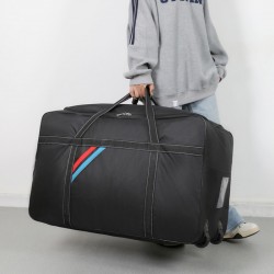 Large Capacity, Portable, Durable Wheeled Moving Luggage Bag, Home Travel, Seasonal Quilt Storage Bag
