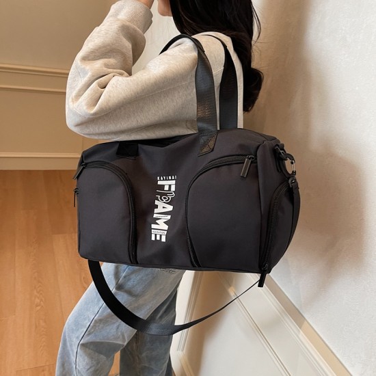 Men's and Women's Large Capacity, Multi-Pocket Travel Bag for Casual Travel, Wet/Dry Separate Sports Gym Bag