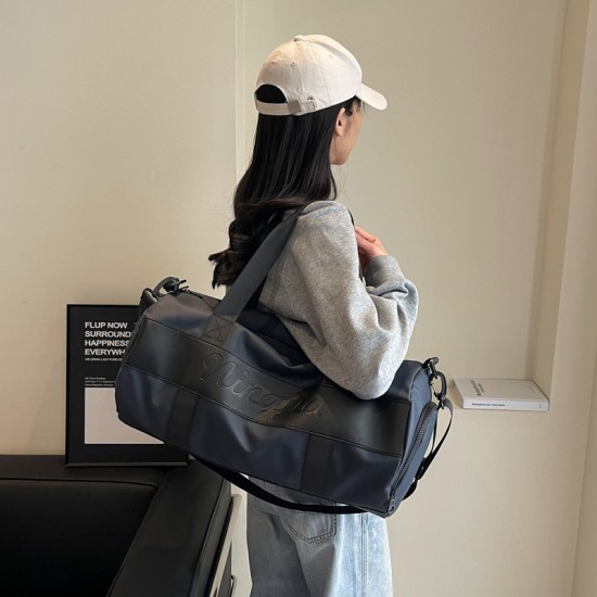 Large-capacity gym bag, men's and women's travel bag, women's short-distance lightweight business travel carry-on bag, portable storage crossbody bag