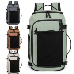 Casual travel bag, large-capacity double Shoulder bag with wet/dry separation, sports and fitness bag with separate shoe compartment, travel backpack