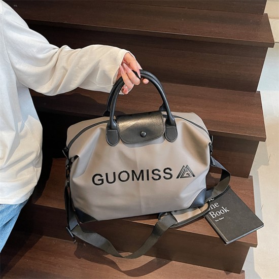 Short-distance business trip travel bag, trendy and stylish wet/dry travel bag, trolley-style portable storage bag