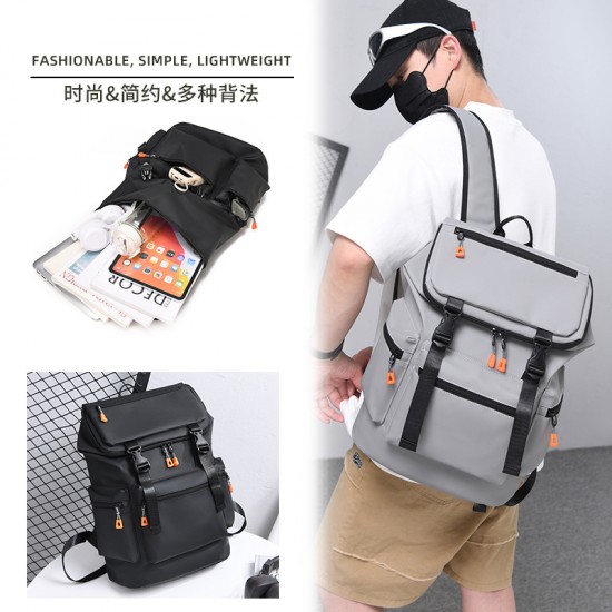 Foreign trade backpack, large-capacity business travel bag, laptop backpack, versatile commuter backpack for middle and high school students