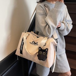 Women's casual and simple travel large-capacity carry-on luggage, wet/dry separation, sports and fitness yoga bag