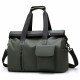 Fashionable men's travel bag, simple design, wet/dry separation carry-on luggage, trolley-type travel bag