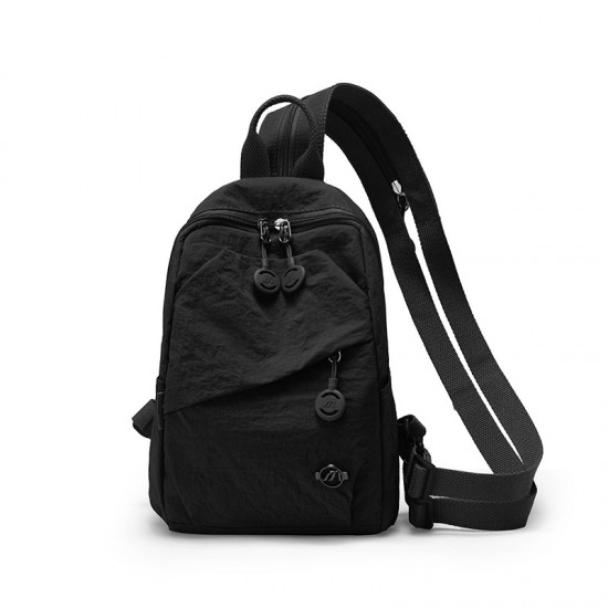 New cross-border trendy crossbody bag 2025 trendy chest bag, sports-inspired small shoulder bag, Japanese-style female student shoulder bag