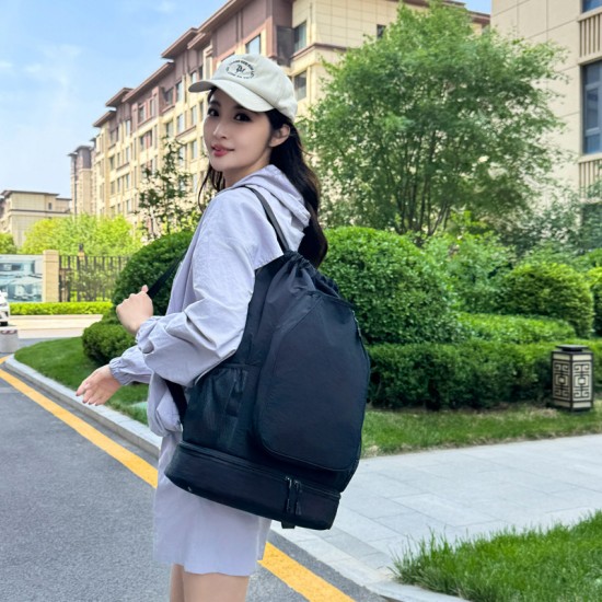 Cross-border outdoor badminton racket storage sports bag with separate shoe compartment, tennis racket bag, short-distance business trip backpack