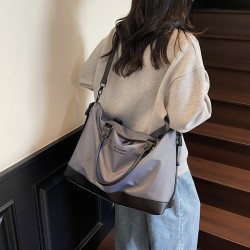 2025 new large-capacity cross-border yoga and fitness bag, simple and stylish travel bag for women, shoulder and crossbody carry-on bag