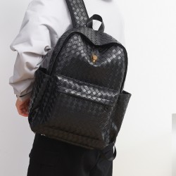 New woven backpack, trendy lightweight travel bag for men and women, daily commuting, and college students