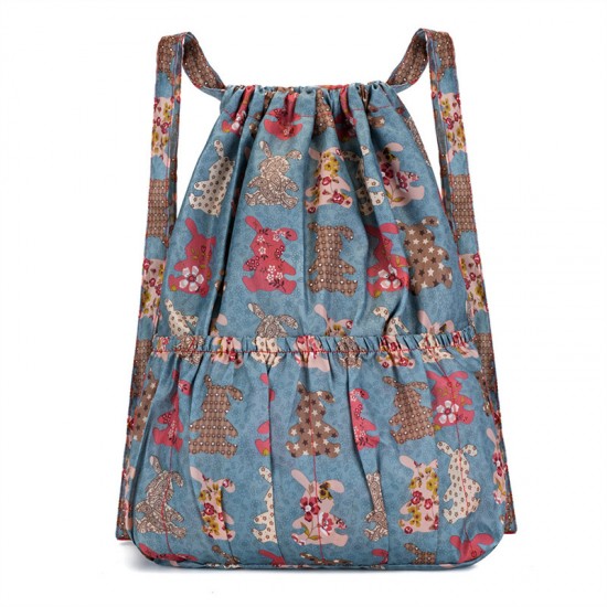 Outdoor cycling backpack, drawstring backpack, hiking backpack, large-capacity camping travel storage bag