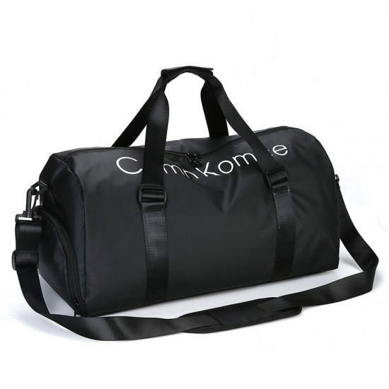 Cross-border travel bag, wet/dry separation gym bag, separate shoe compartment, lettered yoga bag, trolley bag
