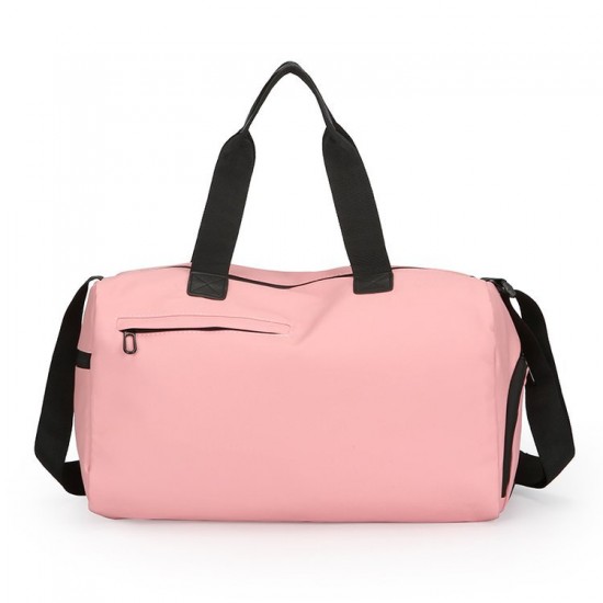 Cross-border wet/dry travel bag, solid color, stylish and versatile yoga and fitness bag, short-distance water-resistant duffel bag