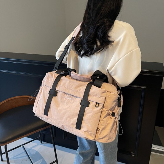 Men's and Women's Fashionable Fitness Bag, Casual and Simple Travel Travel Bag, Wet/Dry Separate Crossbody Bag