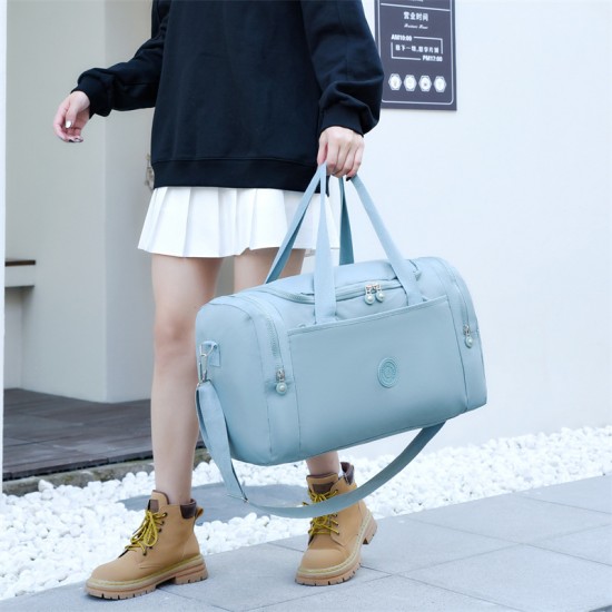 Wet/dry separation fitness bag for men and women, new portable outdoor travel bag, large-capacity student dormitory storage bag