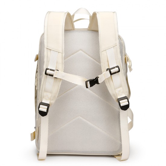 New cross-border men's and women's travel backpacks with shoe compartments and expandable shoe compartments, including gym bags.