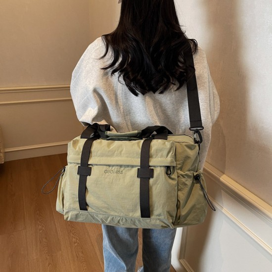 Men's and Women's Fashionable Fitness Bag, Casual and Simple Travel Travel Bag, Wet/Dry Separate Crossbody Bag