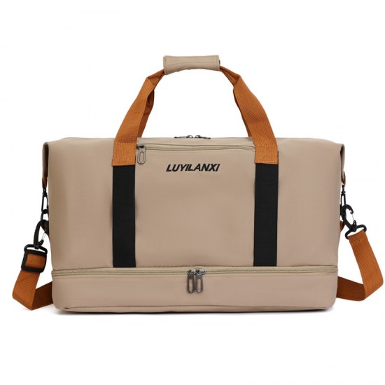 Cross-border new sports and fitness bags, wet/dry travel bags, large-capacity men's and women's casual commuter shoulder and crossbody bags.