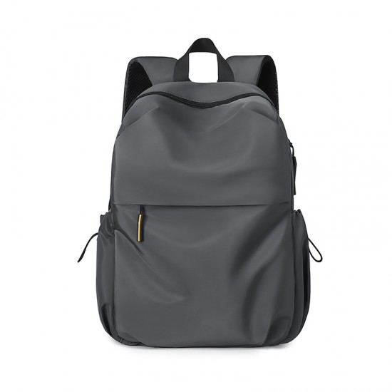 Men's casual backpacks, versatile, multi-compartment laptop backpacks for middle and high school students. Simple Oxford cloth backpack