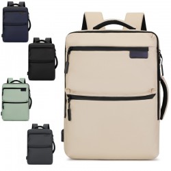 Cross-border backpack, large-capacity student laptop storage bag, foreign trade wholesale, simple business computer bag