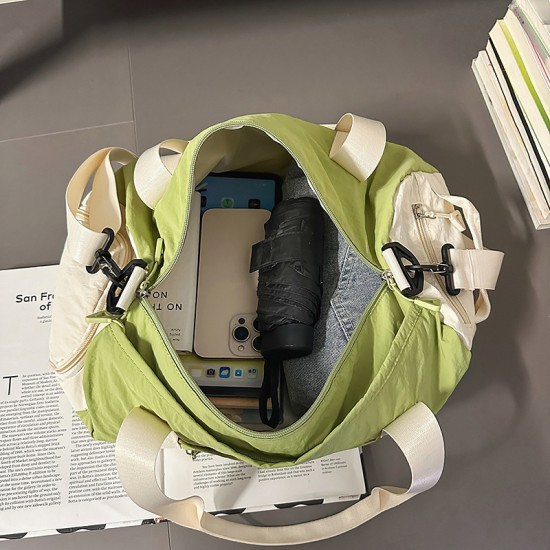 Lightweight and casual travel bag, Korean-style fashionable yoga and fitness bag, large-capacity couple's crossbody sports bag