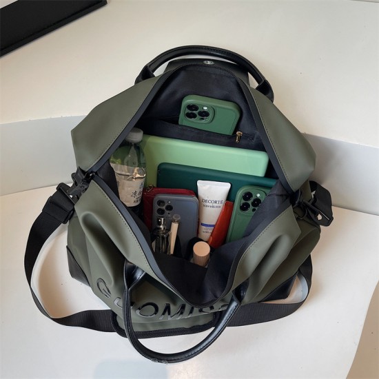 Short-distance business trip travel bag, trendy and stylish wet/dry travel bag, trolley-style portable storage bag