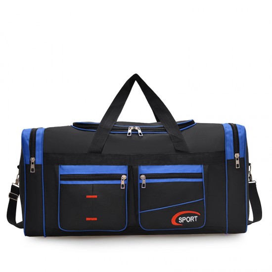 Long-distance travel, business trip, large-capacity, casual, simple, multifunctional travel bag, suitable for household out-of-season clothing storage.