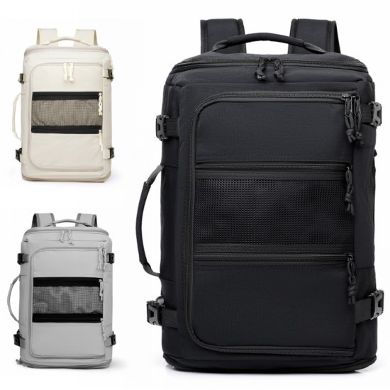 New cross-border travel bag, breathable outdoor business trip fitness backpack, large capacity with separate shoe compartment