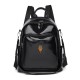 New cross-border trade soft leather backpacks, 2025 new Korean-style versatile and fashionable large-capacity business commuter backpacks