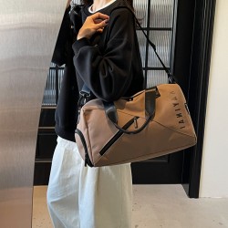 Men's and Women's Fashionable Short Trip Travel Bag with Shoe Compartment, Wet/Dry Separate Sports Gym Bag Separate sports and fitness bag