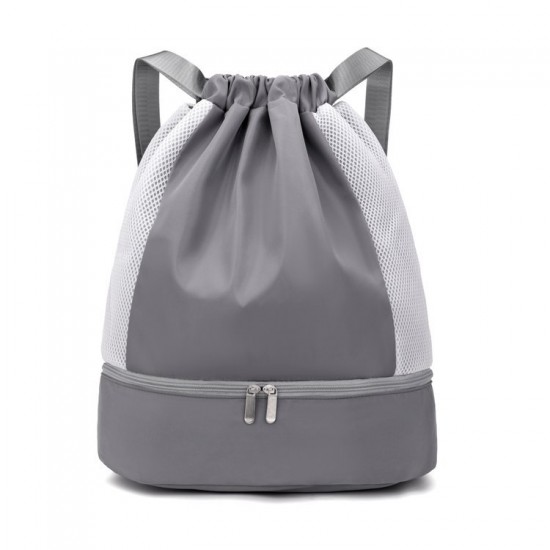 New women's wet/dry separation gym bags with shoe compartments, lightweight outdoor backpacks for swimming and yoga.